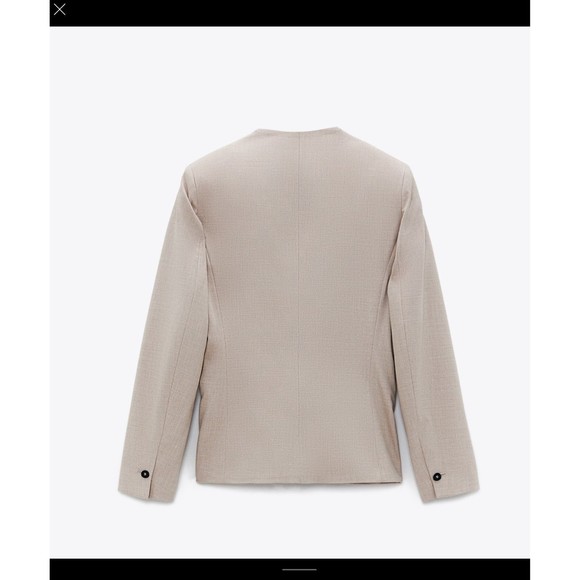 Zara Lapelless Blazer & Pant Suit Set (M) - Picture 3 of 10